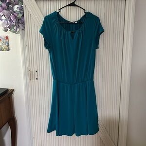 Susan graver liquid knit romper dress size medium petite